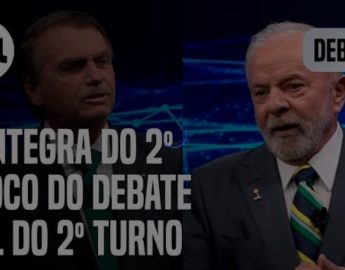 Leia a íntegra do segundo bloco do debate presidencial no UOL