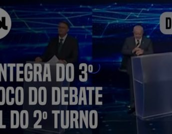 Leia a íntegra do terceiro bloco do debate presidencial no UOL