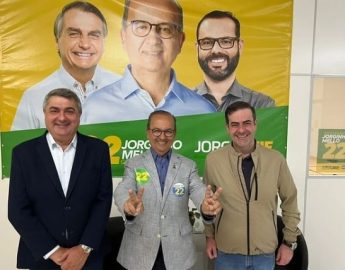 Jorginho pede união e força para reeleição de Bolsonaro