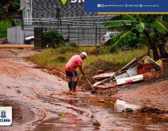 Ascurra segue contabilizando os danos causados pelas chuvas de terça-feira.