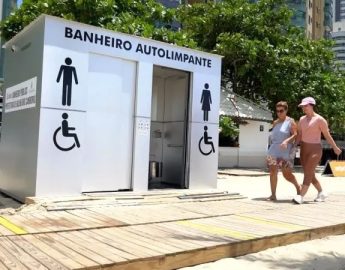 Banheiro ‘do futuro’ é instalado em Balneário Camboriú; saiba como funciona