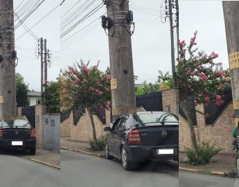 Acidente na 25 de Julho próximo a ponte do Beira Rio