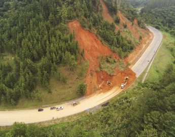 PRF comunica que a Serra de Corupá continua interditada