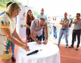 Assinada ordem de serviço para recuperação da pista de atletismo