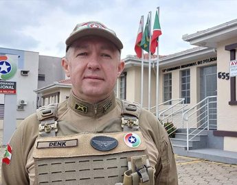 Major Denk assume chefia do Estado-Maior do 12º CRPM