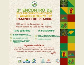 Encontro vai tratar da história e arqueologia do Caminho do Peabiru