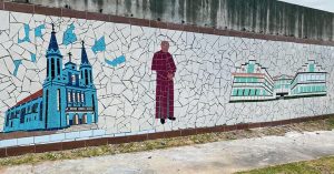 Padre Mathias e suas obras no mosaico histórico de Guaramirim 