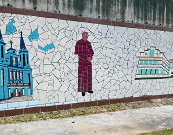 Padre Mathias e suas obras no mosaico histórico de Guaramirim 