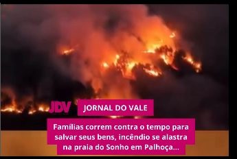 Parque da Serra do Tabuleiro novamente sofre com incêndio na Área de Conservação e desperta preocupações ambientais