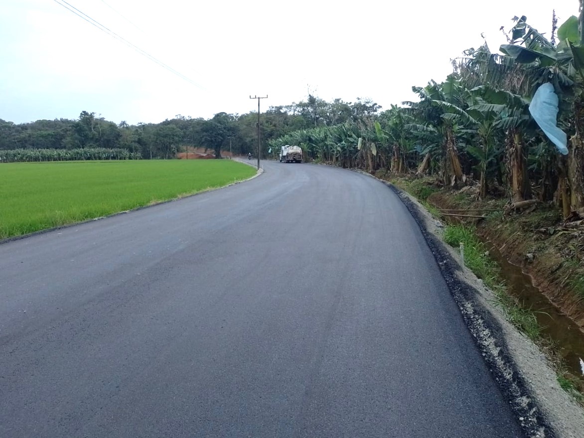 Ligação entre Corticeira e Guamiranga agora está pavimentada