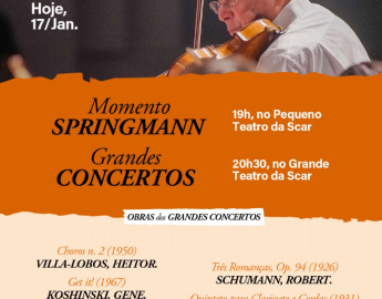 Femusc: noite de Grandes Concertos na Scar