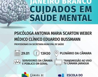 Janeiro Branco tem ações alusivas à saúde mental