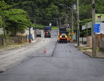 Retomadas as obras na Rua Roberto Ziemann