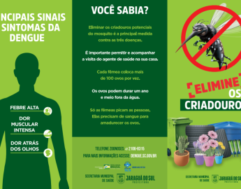 Alerta: calor exige atenção redobrada no combate à dengue