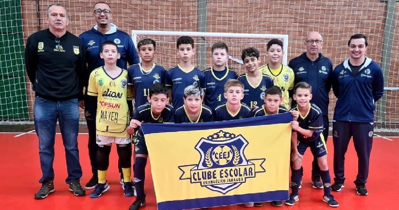 Futsal: Jaraguá fecha turno do estadual sub-12 na ponta