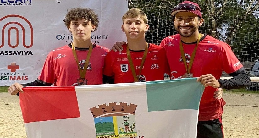 Vôlei de Praia: Dupla jaraguaense garante o bronze no estadual sub-17