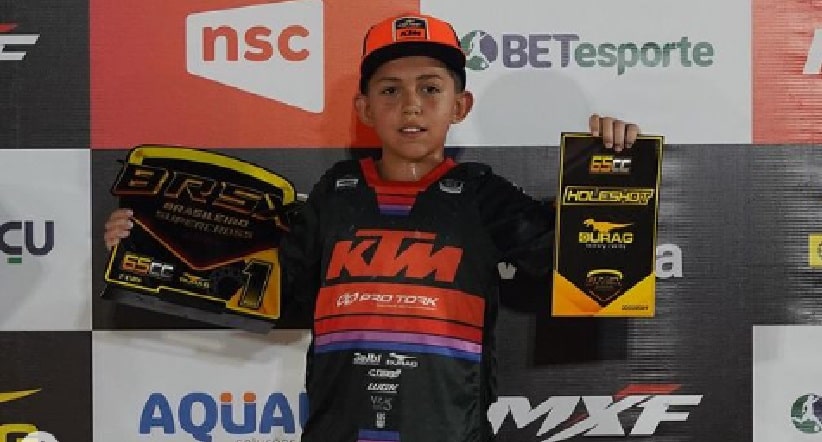 Motocross: Jaraguaense vence mais uma etapa do Campeonato Brasileiro