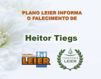Plano Leier informa o falecimento de Heitor Tiegs