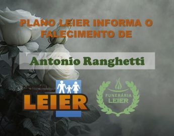 Plano Leier informa o falecimento de Antonio Ranghetti