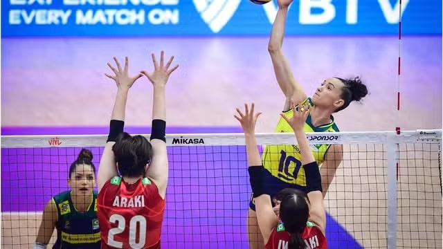 Vôlei: Brasil cai para o Japão e vai disputar o 3º lugar na Liga das Nações