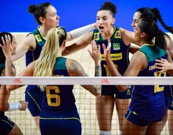 Vôlei: Brasil vence a Bulgária e mantém invencibilidade na Liga das Nações