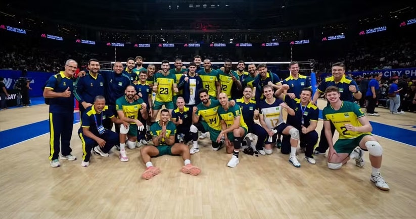 Vôlei: Brasil vence Holanda de virada na Liga das Nações