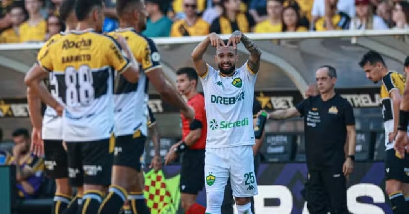 Futebol: Criciúma é goleado pelo Cuiabá no Brasileirão