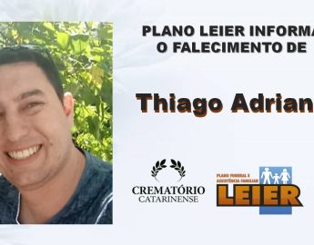 Plano Leier informa o falecimento de Thiago Adriano