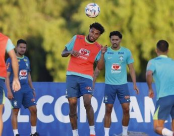Futebol: Seleção Brasileira treina em Las Vegas para enfrentar o Uruguai