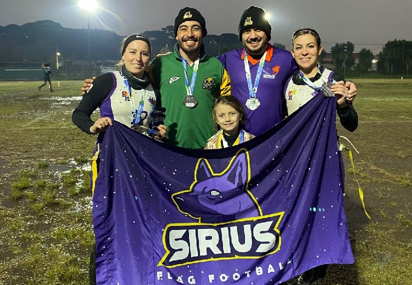 Flag Football: Sirius de Jaraguá do Sul garante vaga no maior campeonato do Brasil