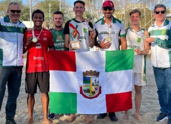 Joguinhos Abertos: Jaraguá do Sul é campeão no vôlei de praia masculino