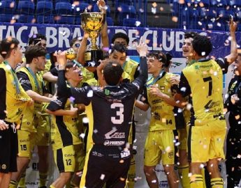 Futsal: Jaraguá sub-17 é campeão invicto da Taça Brasil