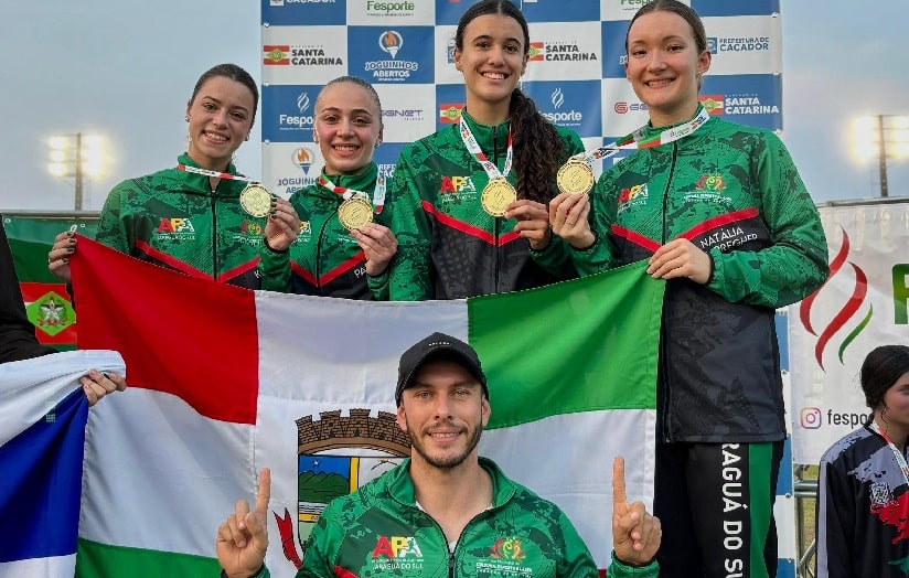 Joguinhos Abertos: Jaraguá do Sul é campeão no atletismo feminino