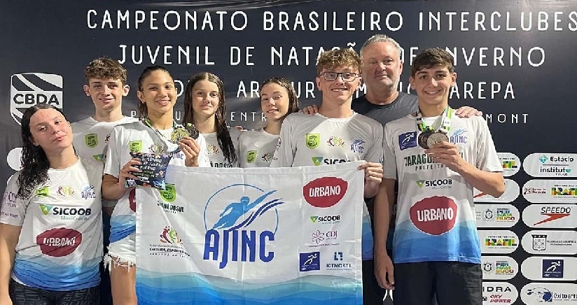 Natação: Jaraguaenses conquistam medalhas no Brasileiro Juvenil