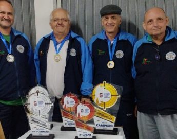 Tiro Esportivo: Equipe jaraguaense é duplamente campeã e lidera o estadual