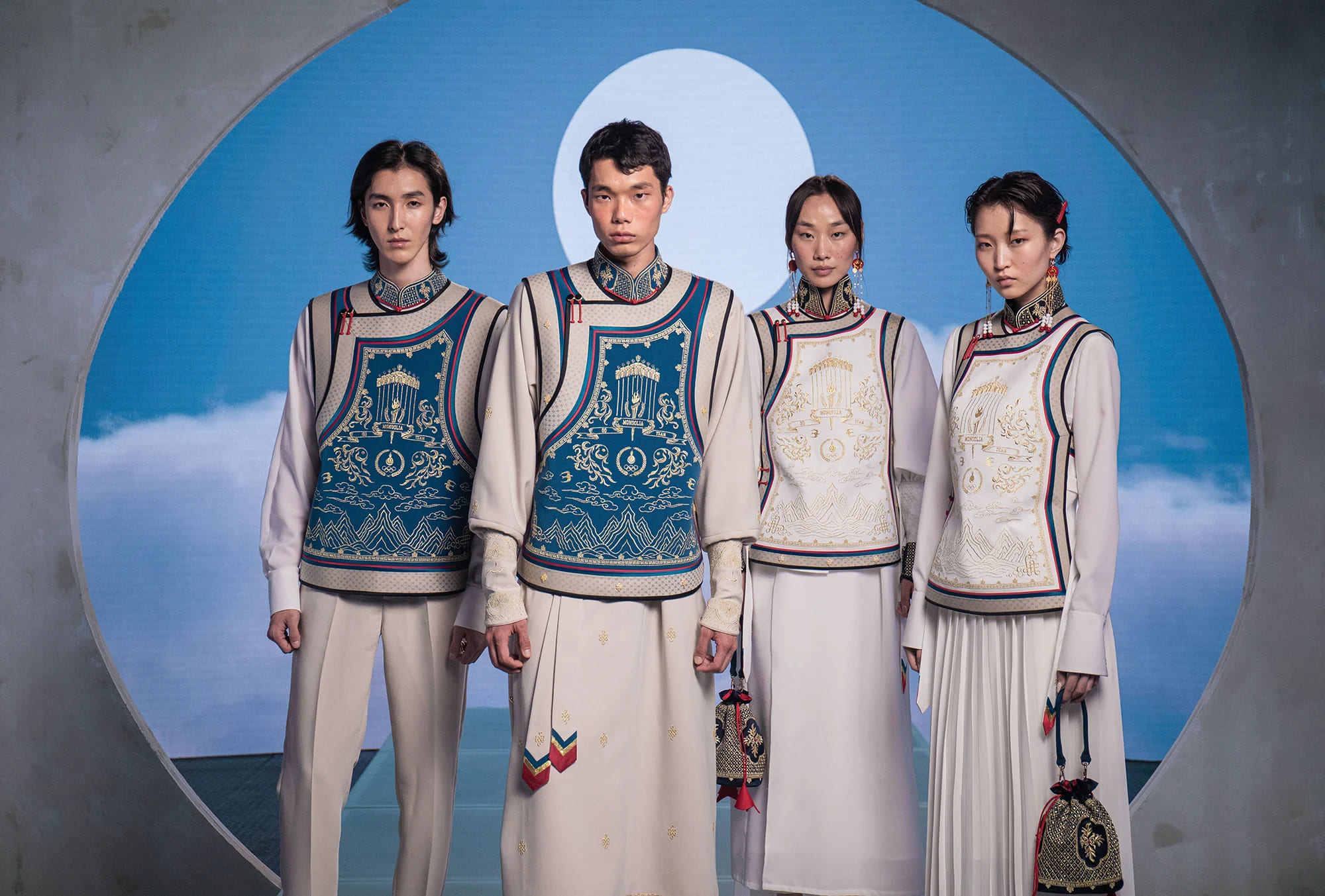 Uniforme Mongolia nas Olimpiadas de Paris 2024