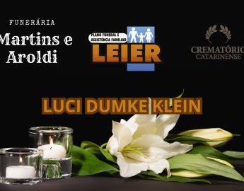 Plano Leier e Funerária Martins e Aroldi informam o falecimento de Luci Dumke Klein