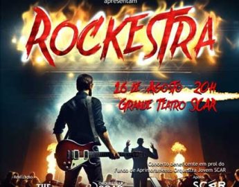 Rockestra será atração nesta  sexta-feira com banda e orquestras