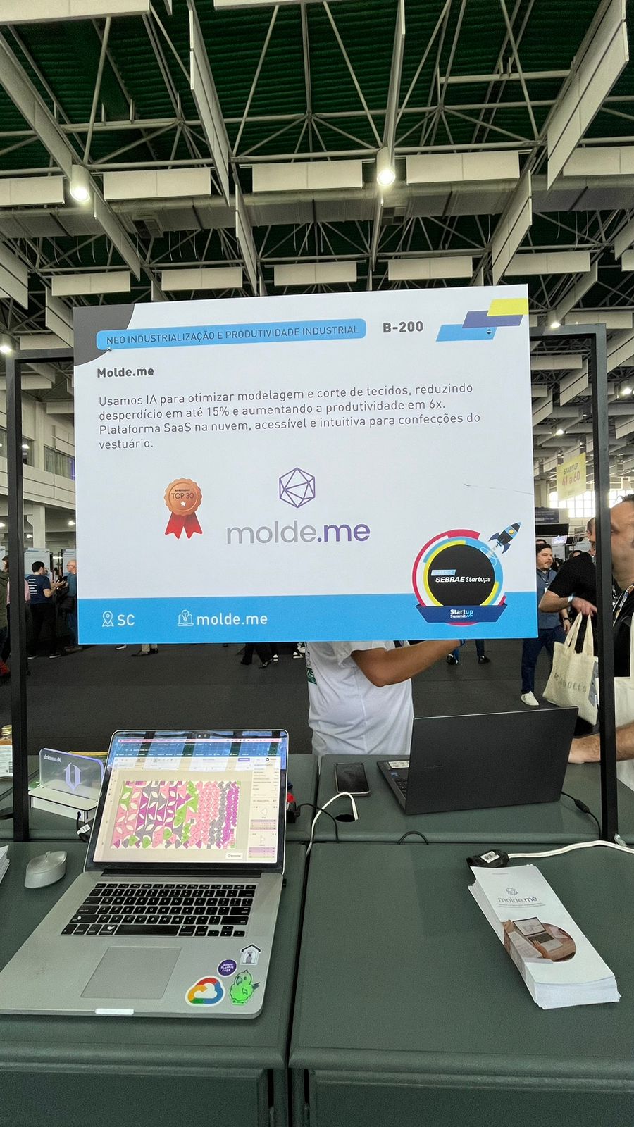 Molde.me no Startup Summit é destaque no prêmio Sebrae startups