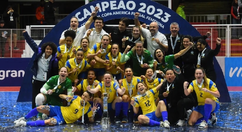 Futsal: Brasil Feminino é eleito o melhor time do mundo pelo Planet Awards