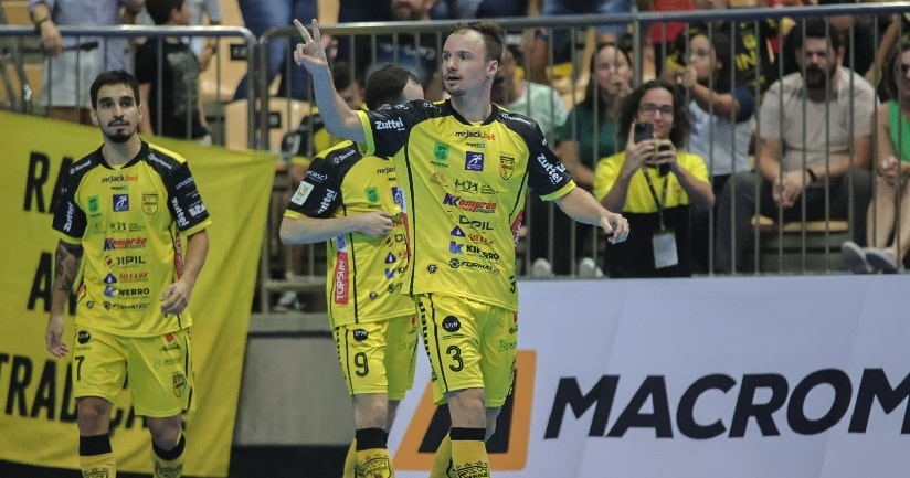 Futsal: Jaraguá empata com o Sorocaba no duelo dos líderes da LNF