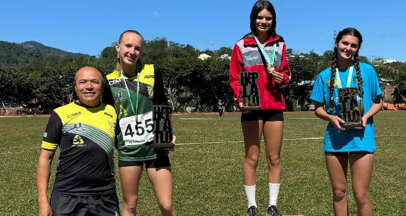 Atletismo: Atleta de Schroeder conquista medalha de prata no estadual sub-18