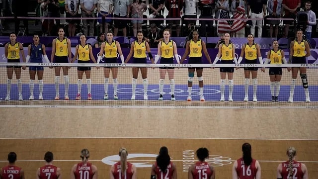 Vôlei: Brasil perde para os EUA e está fora da final das Olimpíadas de Paris