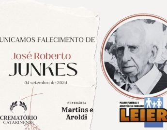 Plano Leier e Funerária Martins e Aroldi informam o falecimento de José Roberto Junkes