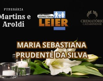 Plano Leier e Funerária Martins e Aroldi informam o falecimento de Maria Sebastiana Prudente da Silva