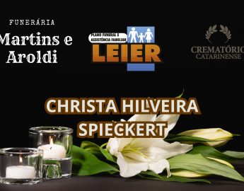 Plano Leier e Funerária Martins e Aroldi informam o falecimento de Christa Hilveira Spieckert