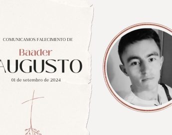 Comunicamos o falecimento de Augusto Baader