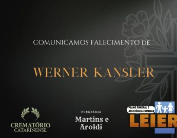 Plano Leier e Funerária Martins e Aroldi informam o falecimento de Werner Kansler