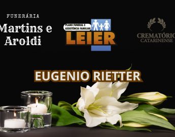 Plano Leier e Funerária Martins e Aroldi informam o falecimento de Eugenio Rietter