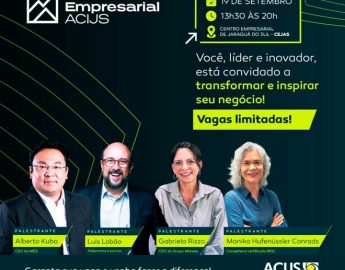 Acijs reúne lideranças e debate estratégias corporativas no 1º Summit Empresarial